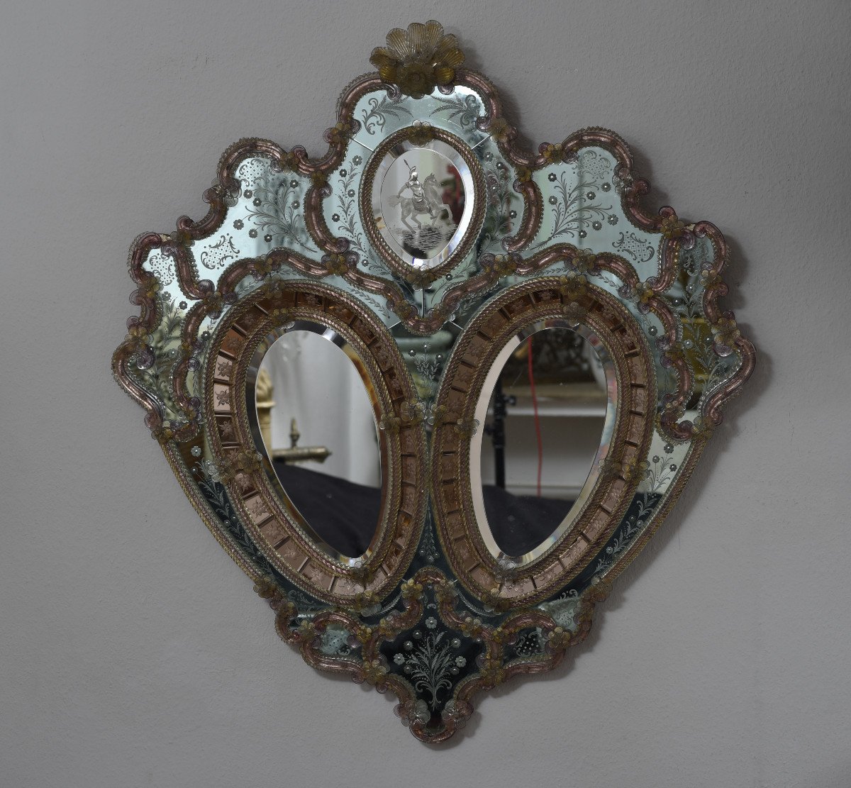 Venice Mirror. 50s Design.-photo-8