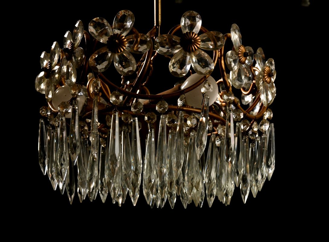 Proantic: Plafonnière.lustre. Suspension. Design 1960