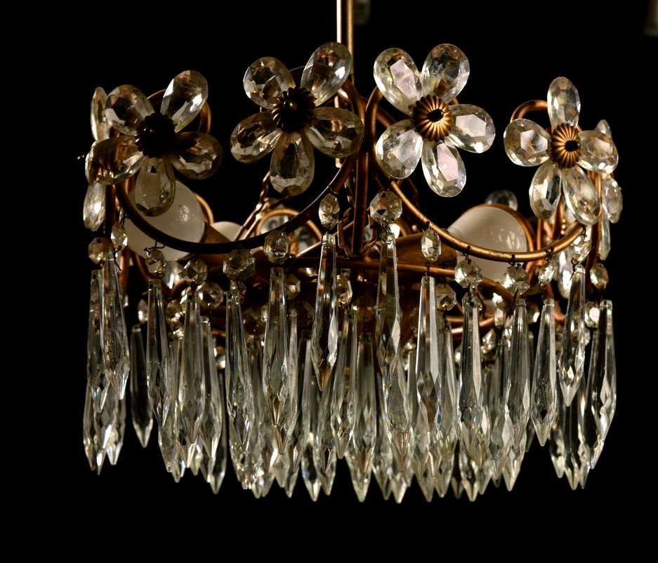 Proantic: Plafonnière.lustre. Suspension. Design 1960