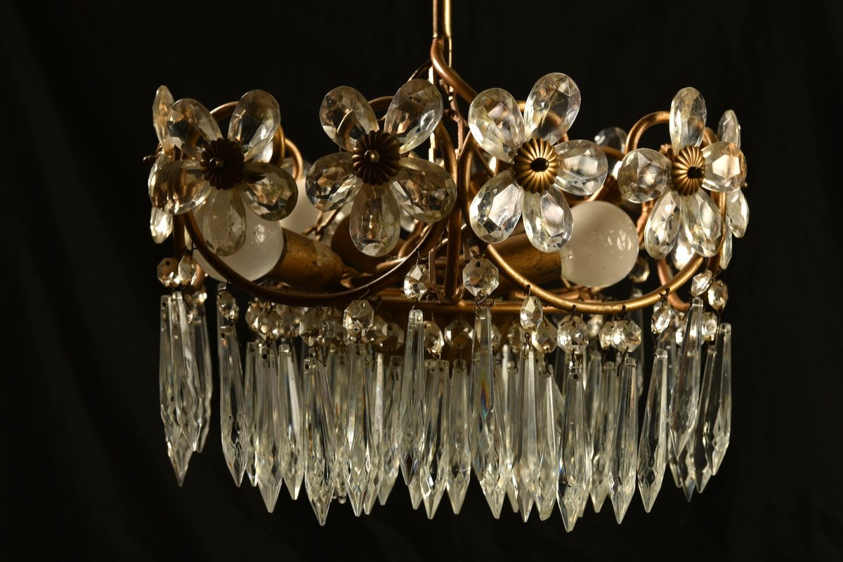 Proantic: Plafonnière.lustre. Suspension. Design 1960