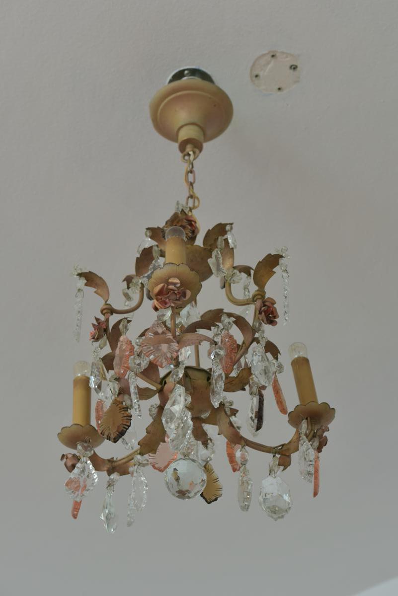 Patina Iron Chandelier.-photo-4