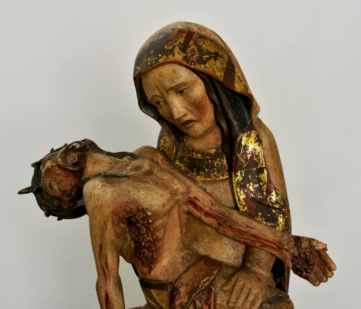 Pietà. Vesperbild. Allemagne XVIIIème.-photo-3