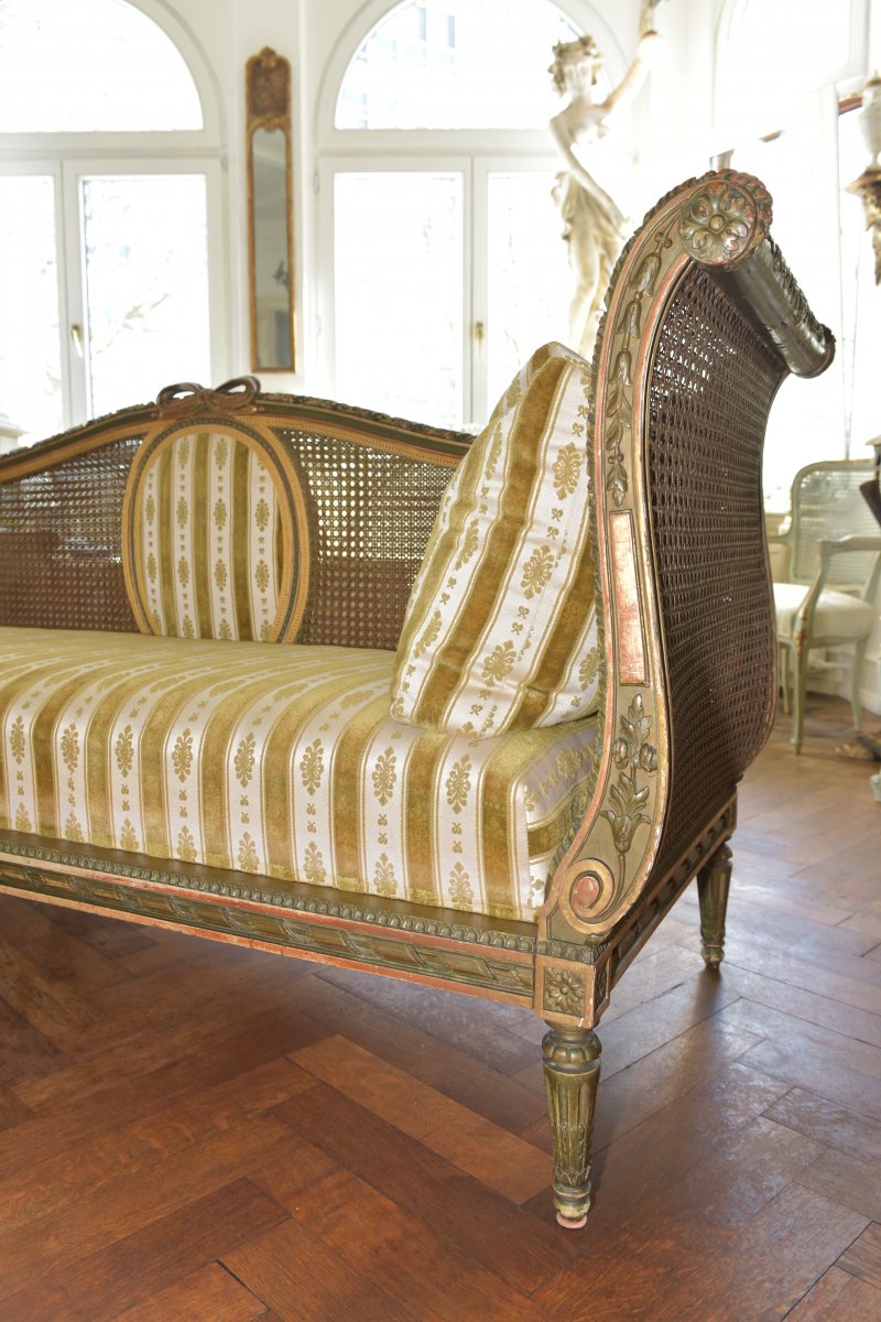 Louis XVI Style Sofa. Napoleon III Period-photo-3