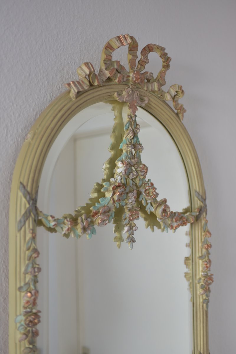Miroir d'Entre Deux. Jugendstil. Style Louis XVI.-photo-2