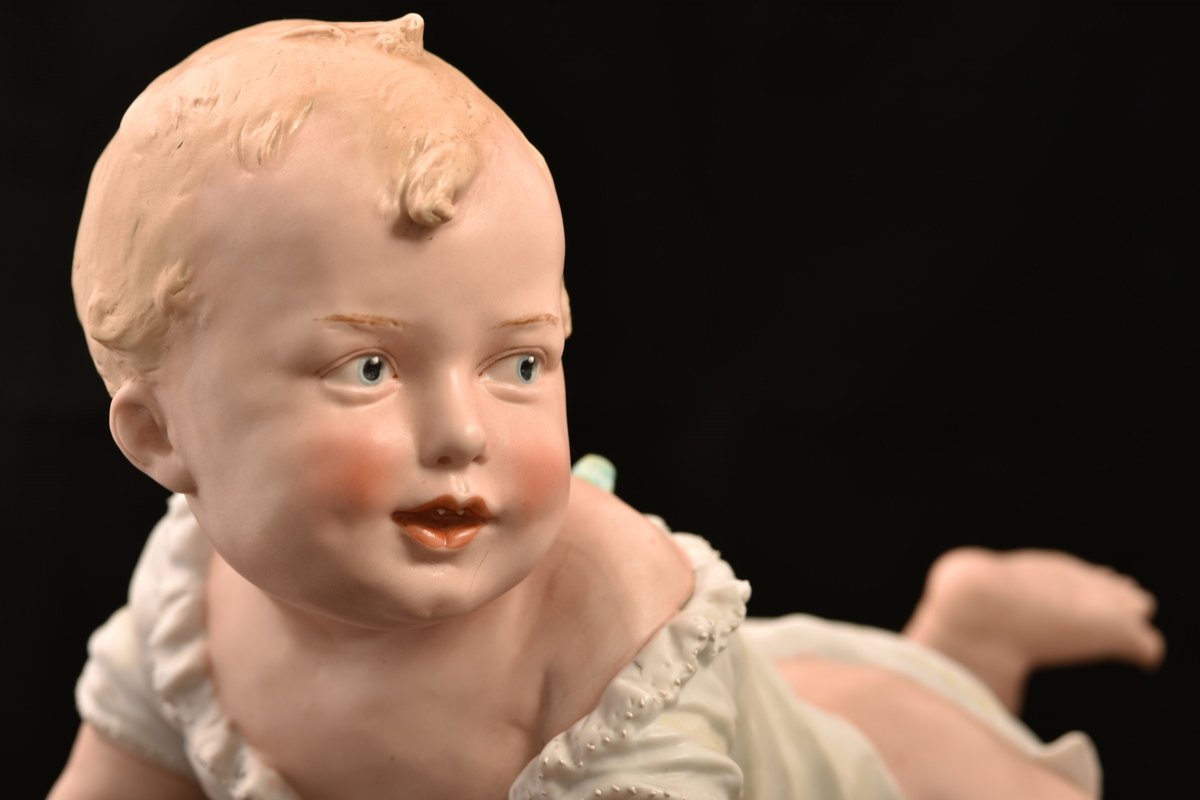 Poupée Porcelaine Bébé Heubach 12,5 Cm - Vintage Collection