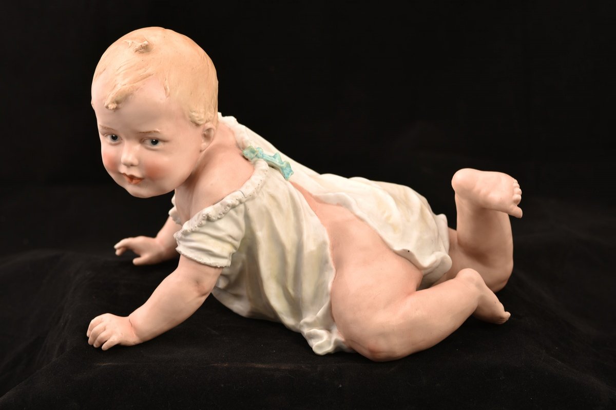 Piano Baby. Heubach. Piano Baby. 1900. 30cm.-photo-6