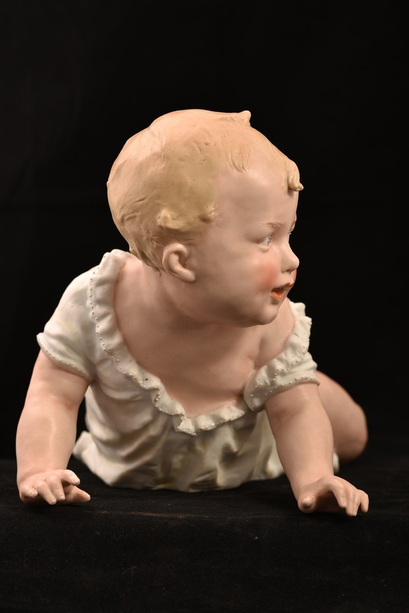 Piano Baby. Heubach. Bébé De Piano. 1900. 30cm.-photo-8