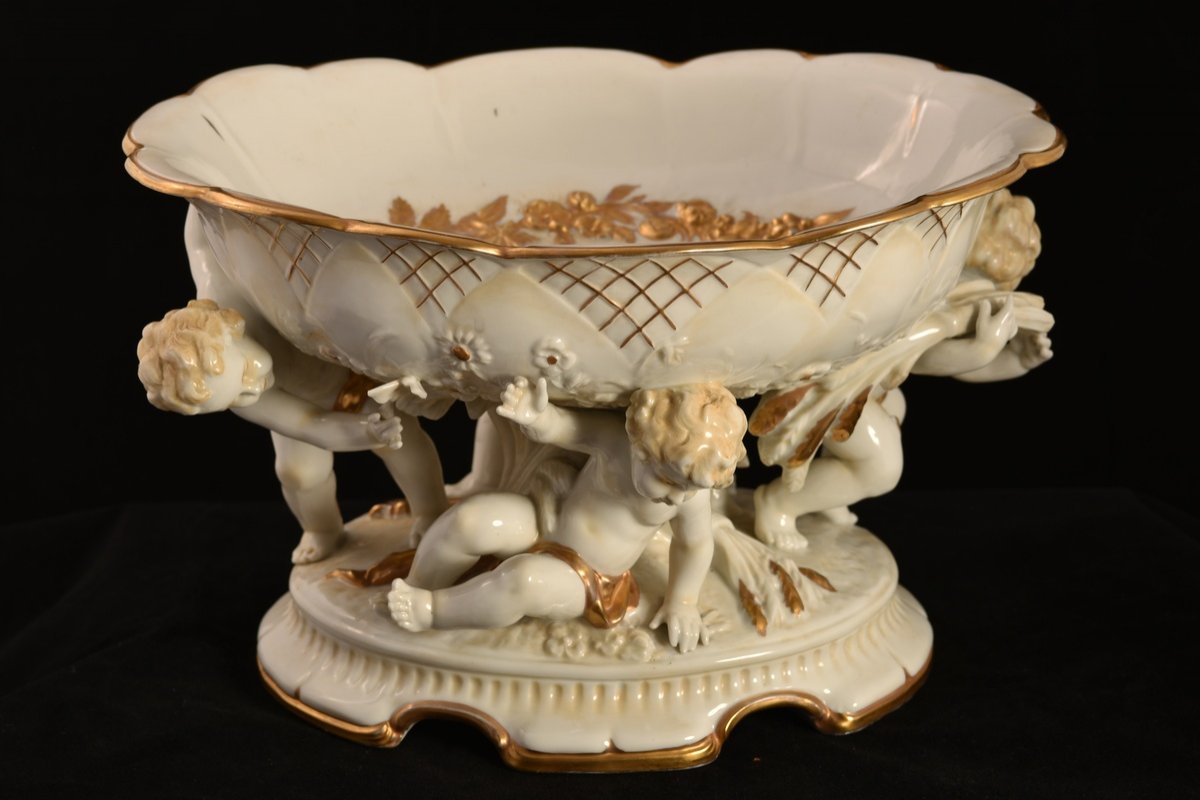 Table's Center . German Porcelain. 1915-1916.-photo-3