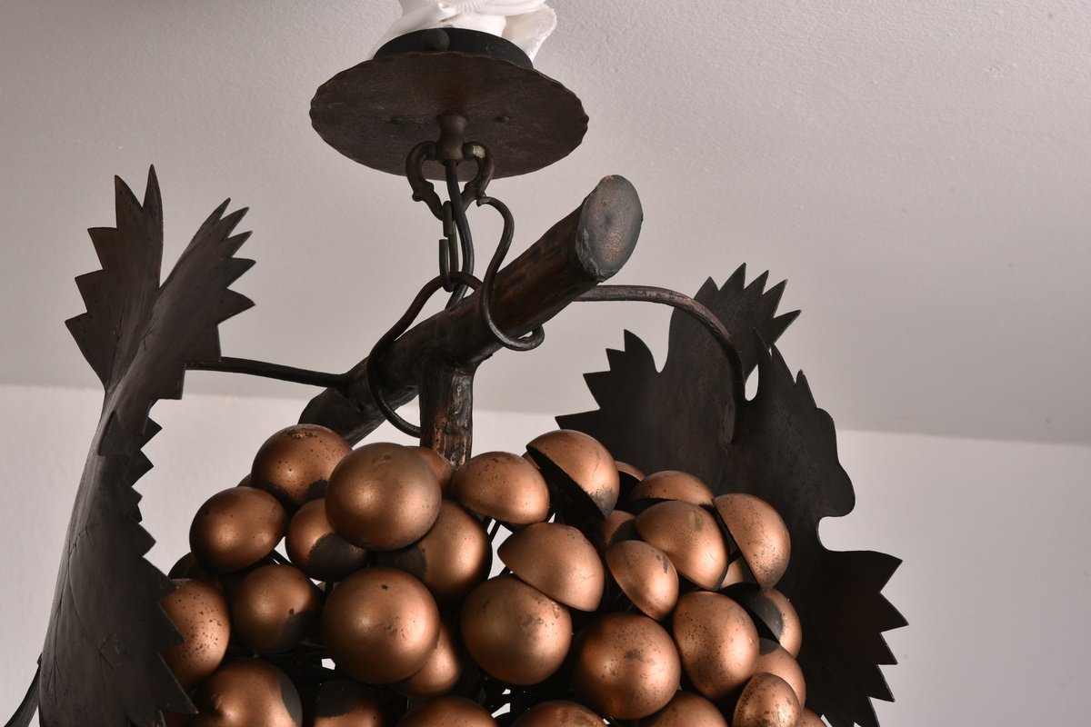 Bunch Of Grapes Lamp. Design From The 60s.-photo-5