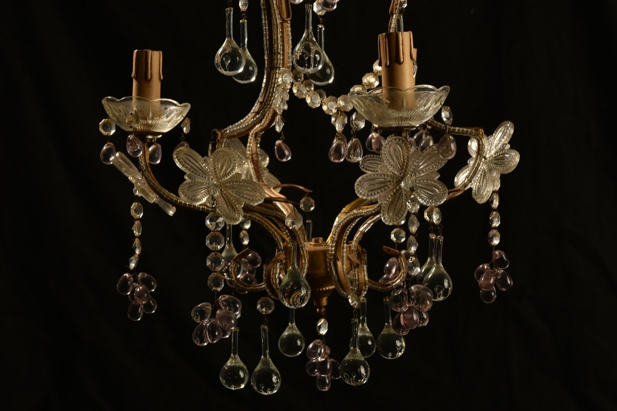 Venetian Chandelier. 1940.-photo-3