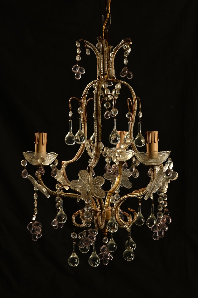 Venetian Chandelier. 1940.-photo-6