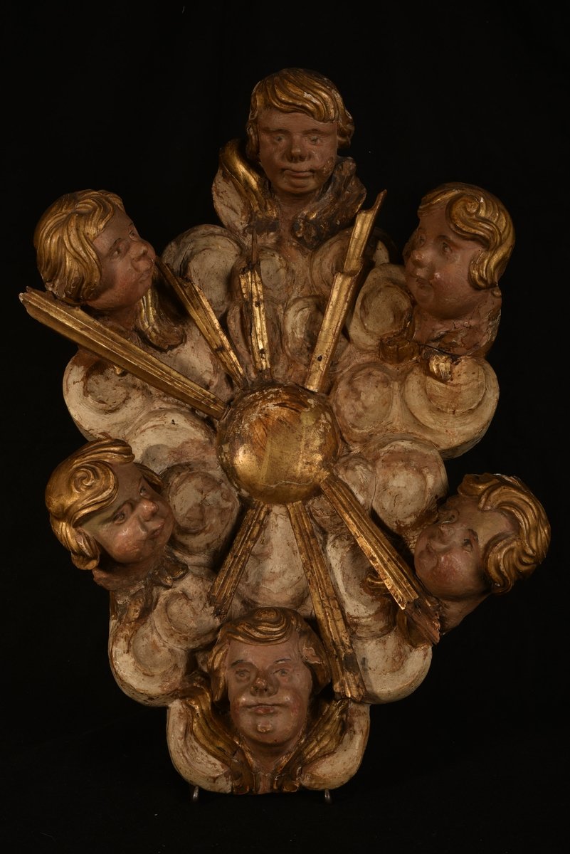 Couronne De Putti. Baroque Tardif. XVIIIème. 