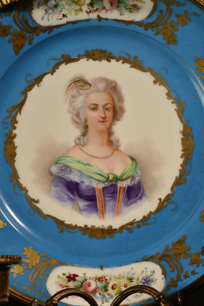 Louis XVI Et Marie Antoinette. Porcelaine 1870-photo-4