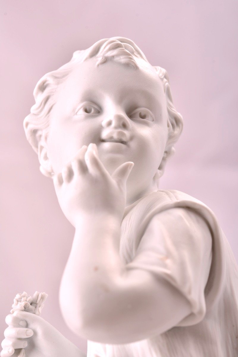 Deux Sculptures En Biscuit Signées. Napoléon III.-photo-1