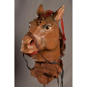 Carnival Mask 1900. Horse.