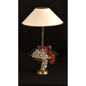 Fruit Basket Lamp. 60s Design.