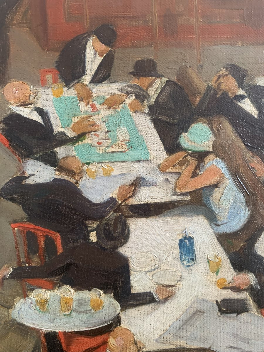 Scène de Brasserie Art déco 1925 Nancy -photo-3