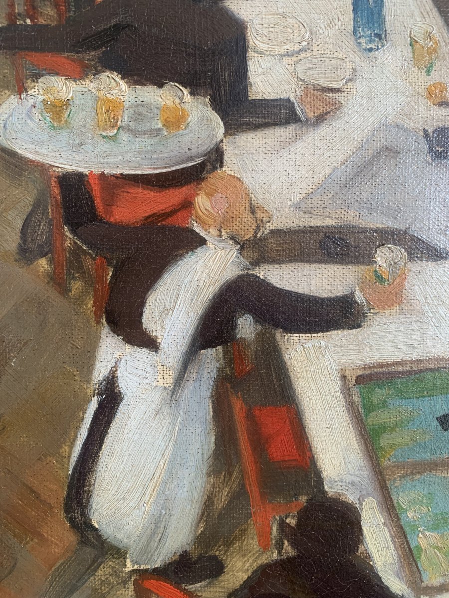 Scène de Brasserie Art déco 1925 Nancy -photo-2