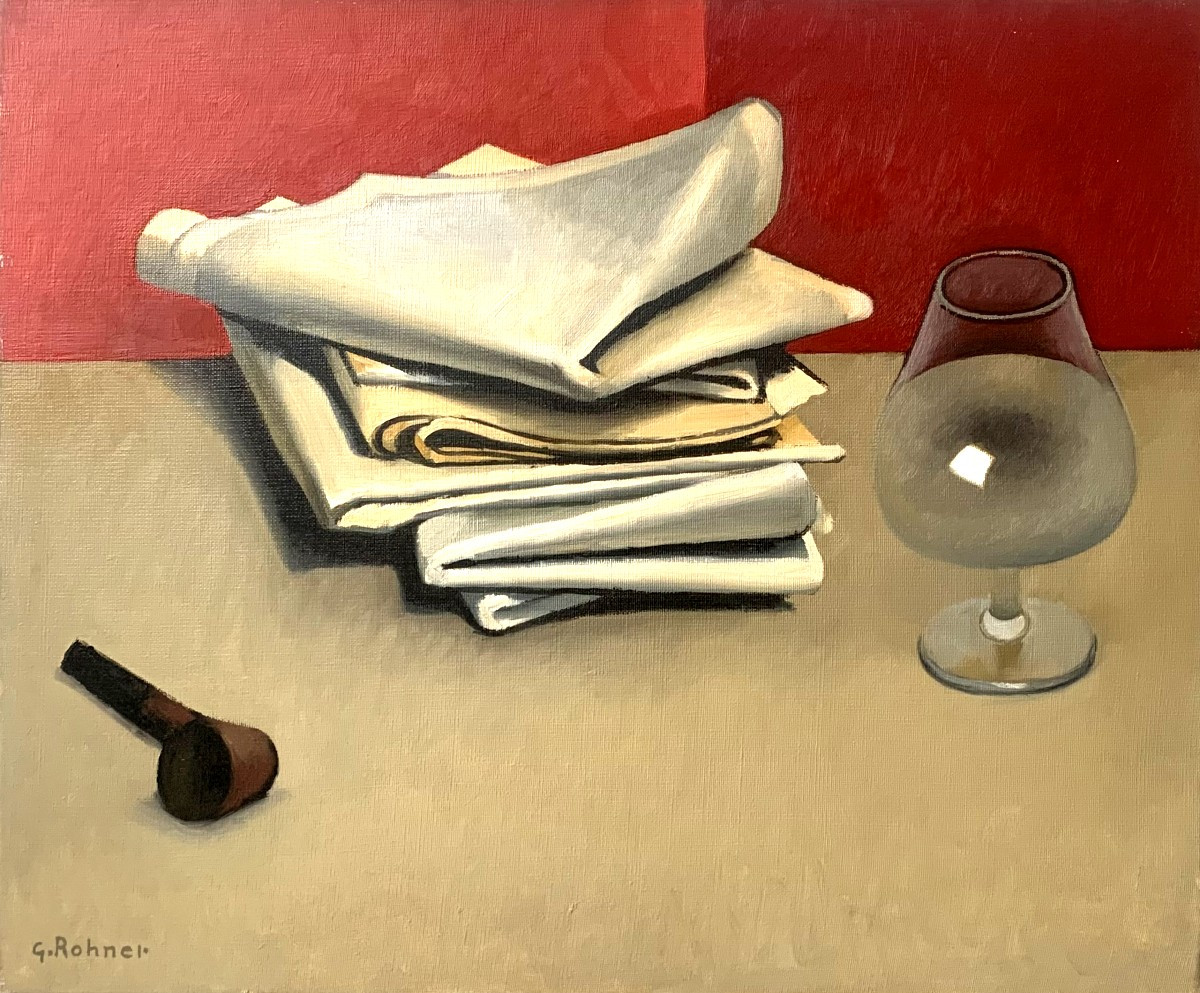 Georges ROHNER - Huile sur toile 