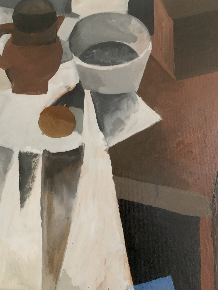 Nature morte post cubiste  - Pierre GOUGEROT - 1959-photo-4