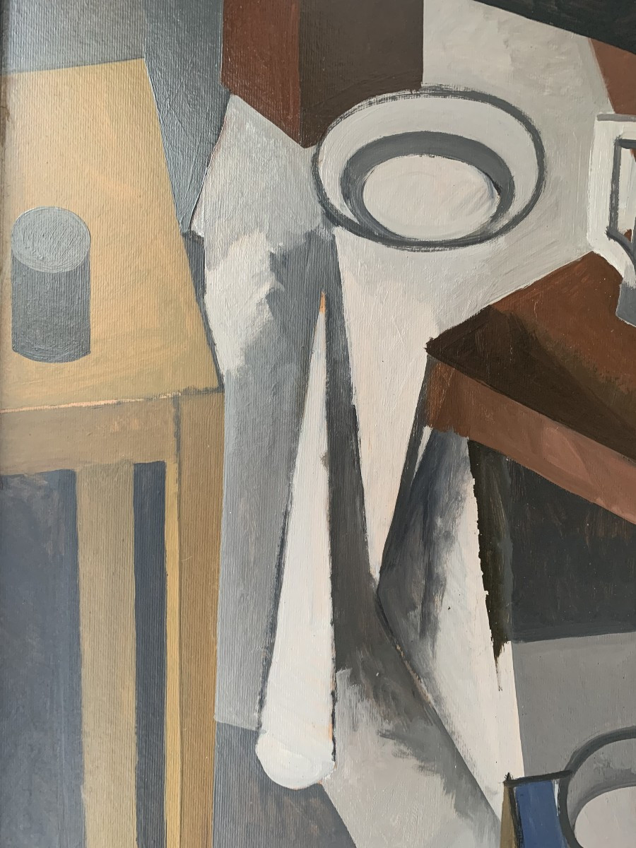 Nature morte post cubiste - Pierre GOUGEROT - 1959-photo-1