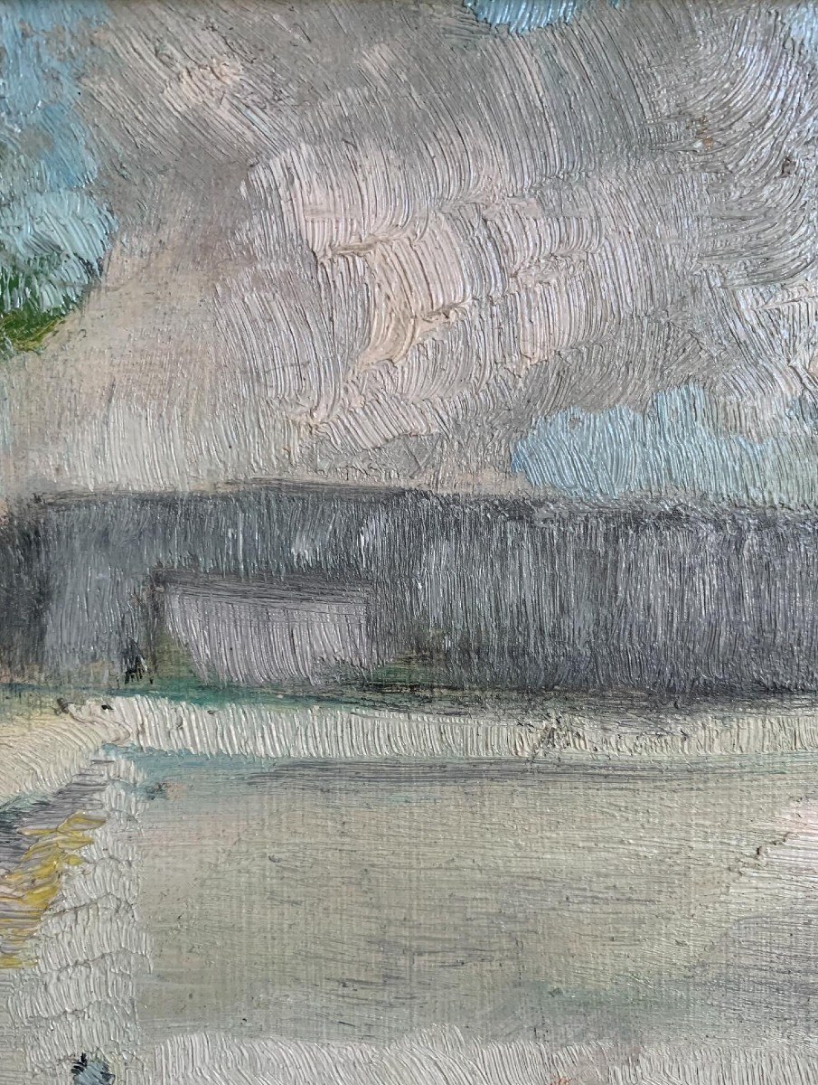 Paris: The Seine, The Louvre And The Pont Royal, Circa 1948-photo-4