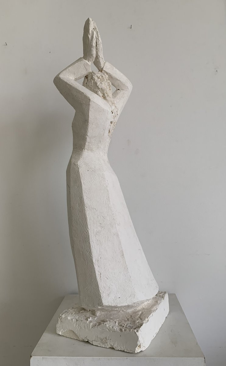 André Longeon - The Dance - Plaster Cast Circa 1965-photo-4