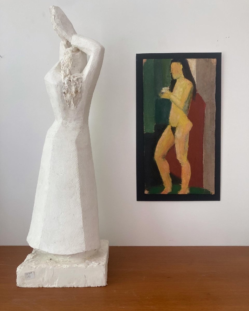 André Longeon - The Dance - Plaster Cast Circa 1965-photo-1