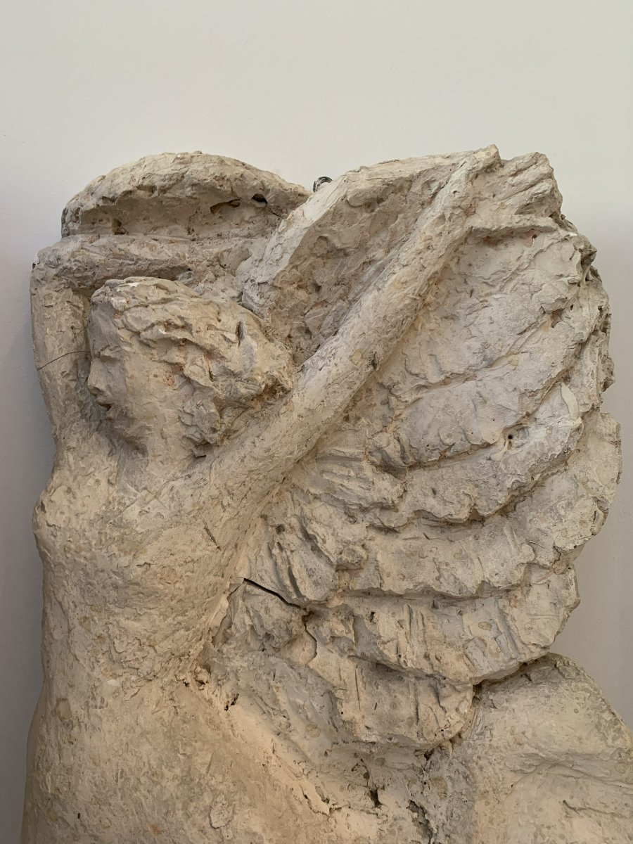André Longeon, Liberty, Circa 1950 - Plaster Bas-relief-photo-2