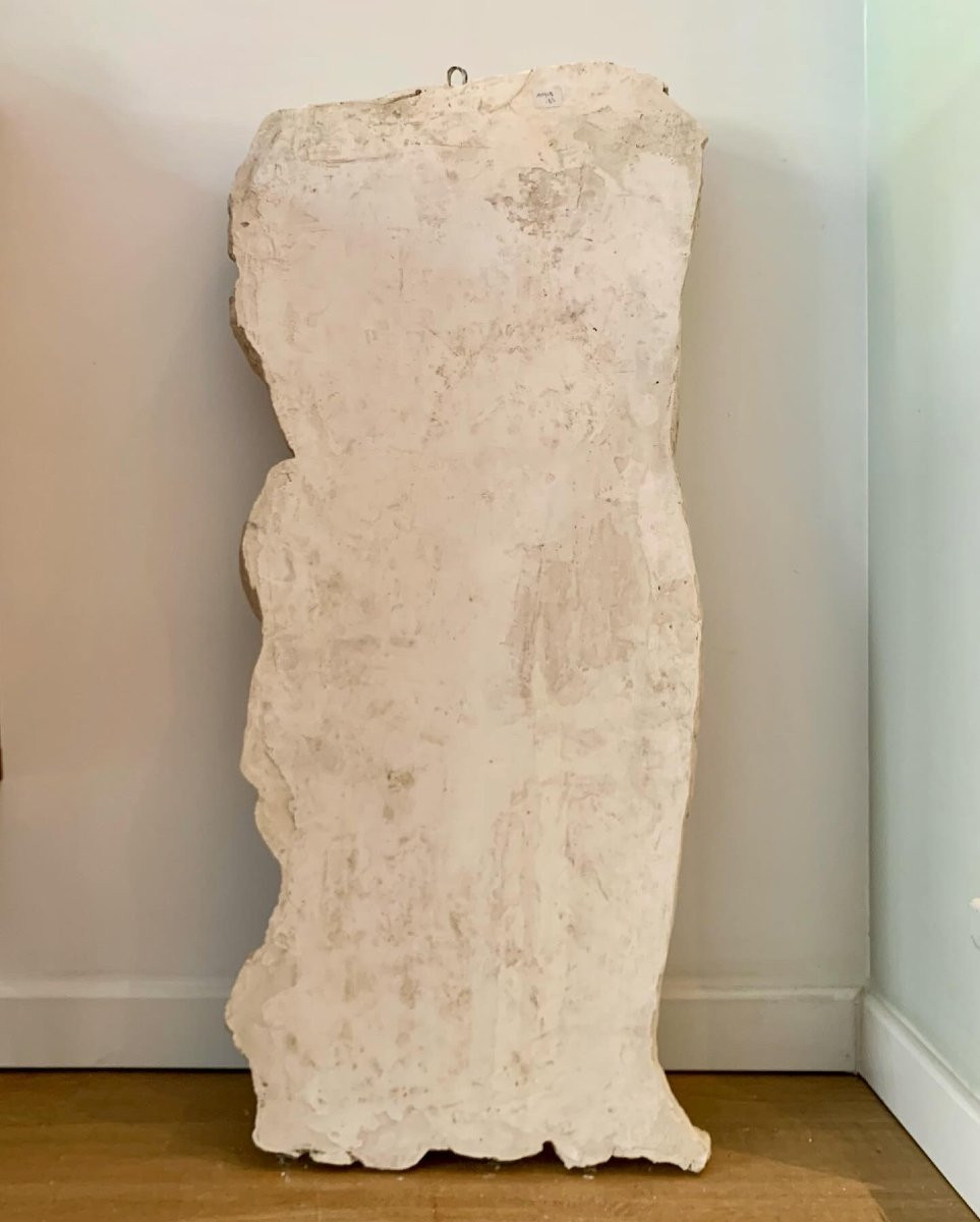 André Longeon, Liberty, Circa 1950 - Plaster Bas-relief-photo-4