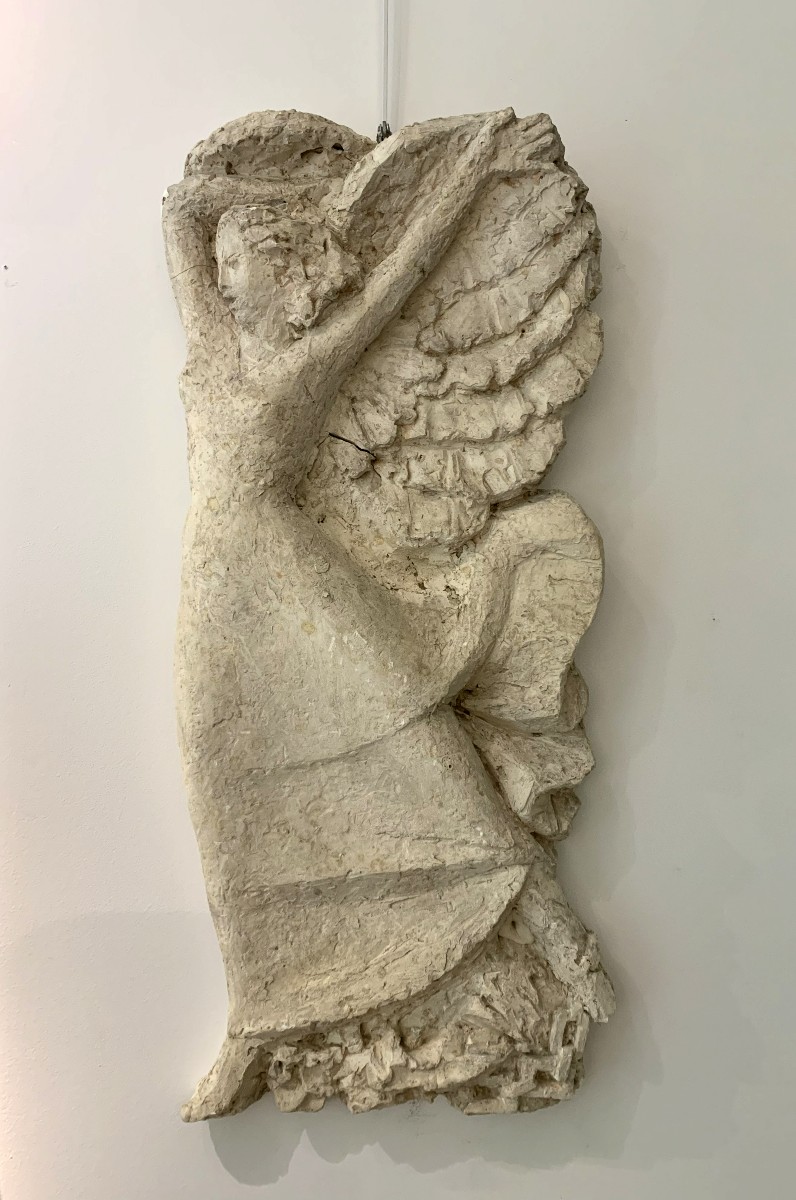 André Longeon, Liberty, Circa 1950 - Plaster Bas-relief