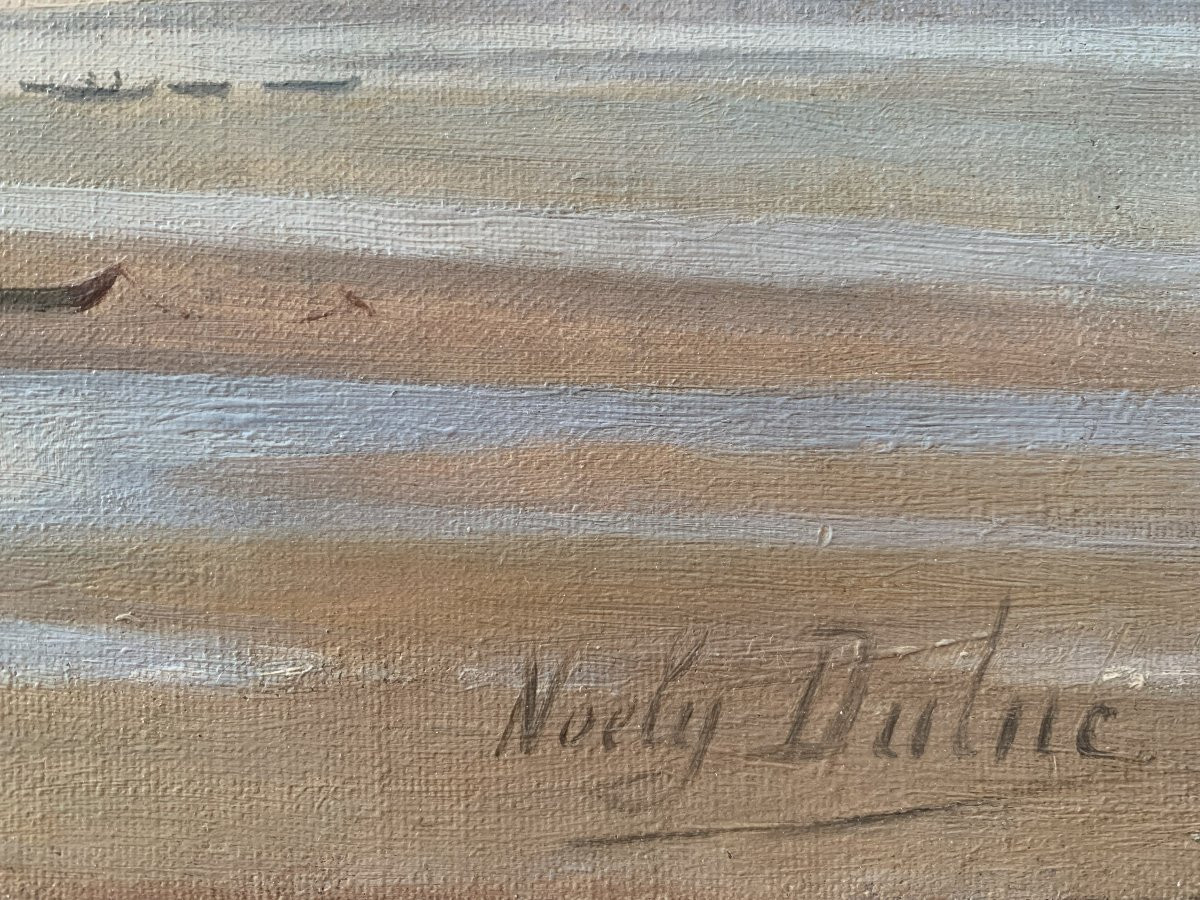 Noély DULUC- vue prise du Cap Ferret sur le bassin d'Arcachon - Dune du Pilat-  vers 1920-photo-3