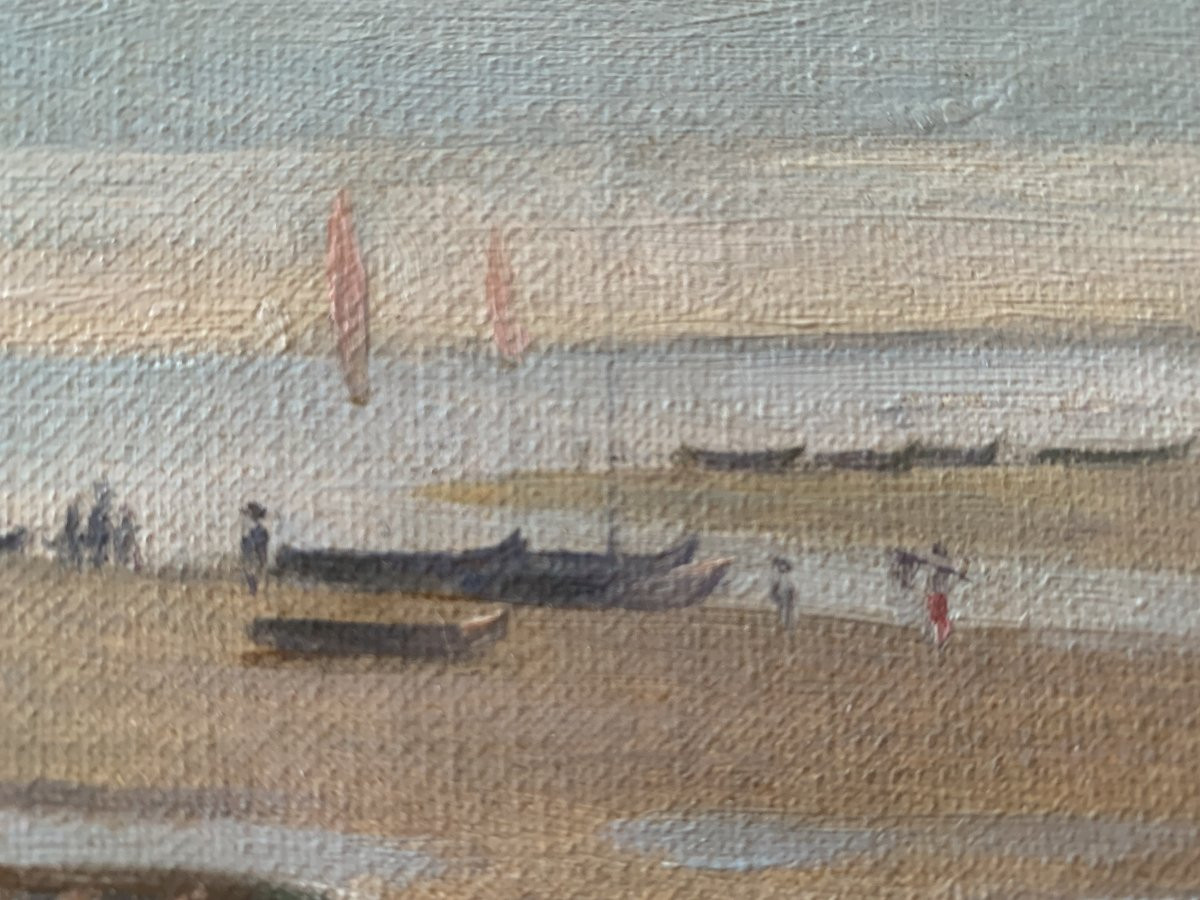 Noély DULUC- vue prise du Cap Ferret sur le bassin d'Arcachon - Dune du Pilat-  vers 1920-photo-4