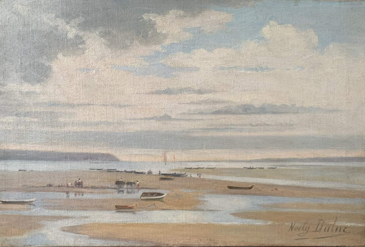 Noély DULUC- vue prise du Cap Ferret sur le bassin d'Arcachon - Dune du Pilat-  vers 1920