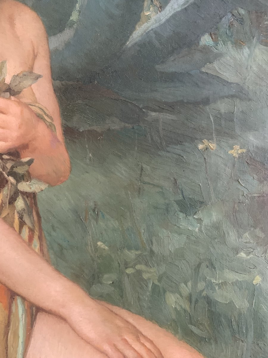 Camillo GIAMMARCO ( 1896-1946) - Nu à la rose -1920-photo-8