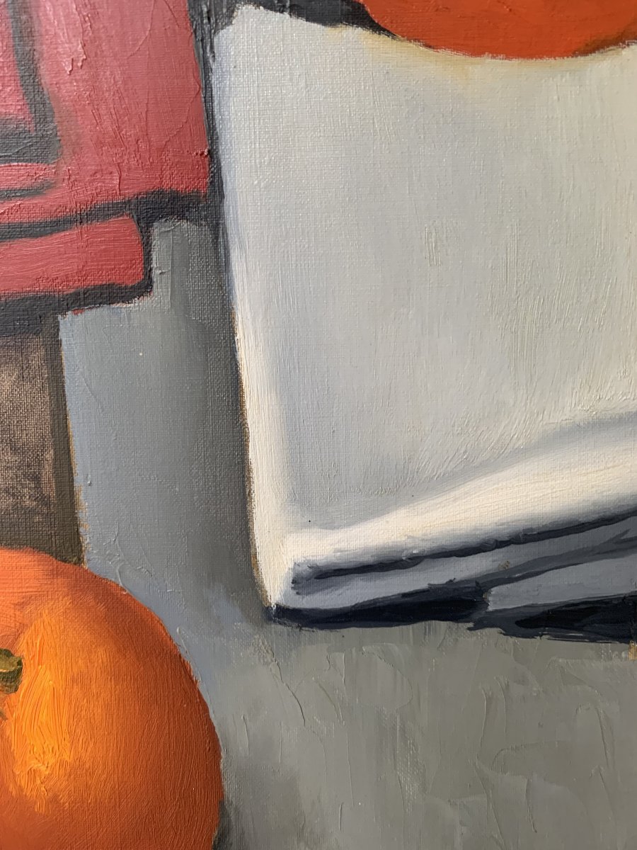 Georges Rohner , Still Life With Oranges, Circa 1970-photo-1