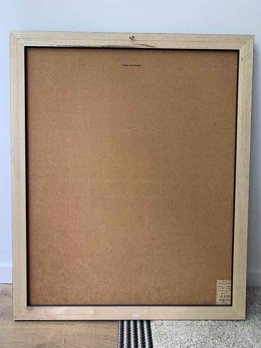 Jean HUGUET - composition abstraite vers 1970 - Abstraction -LINARD -LERAT -JOULIA-photo-4