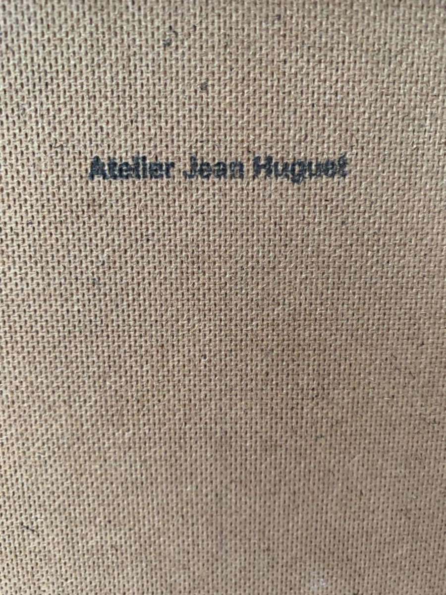 Jean HUGUET - composition abstraite vers 1970 - Abstraction -LINARD -LERAT -JOULIA-photo-1