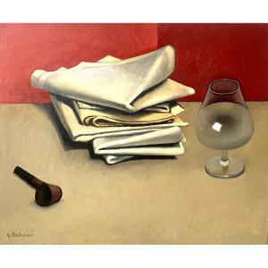 Georges ROHNER - Huile sur toile 