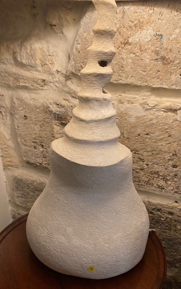Large Terracotta Lamp-photo-4