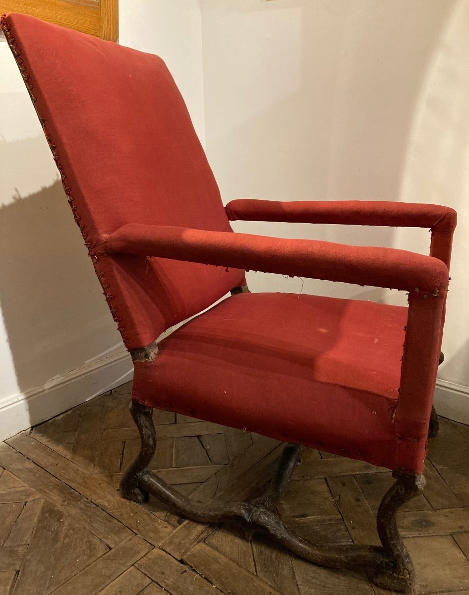 Large 17th Century Armchair -photo-4