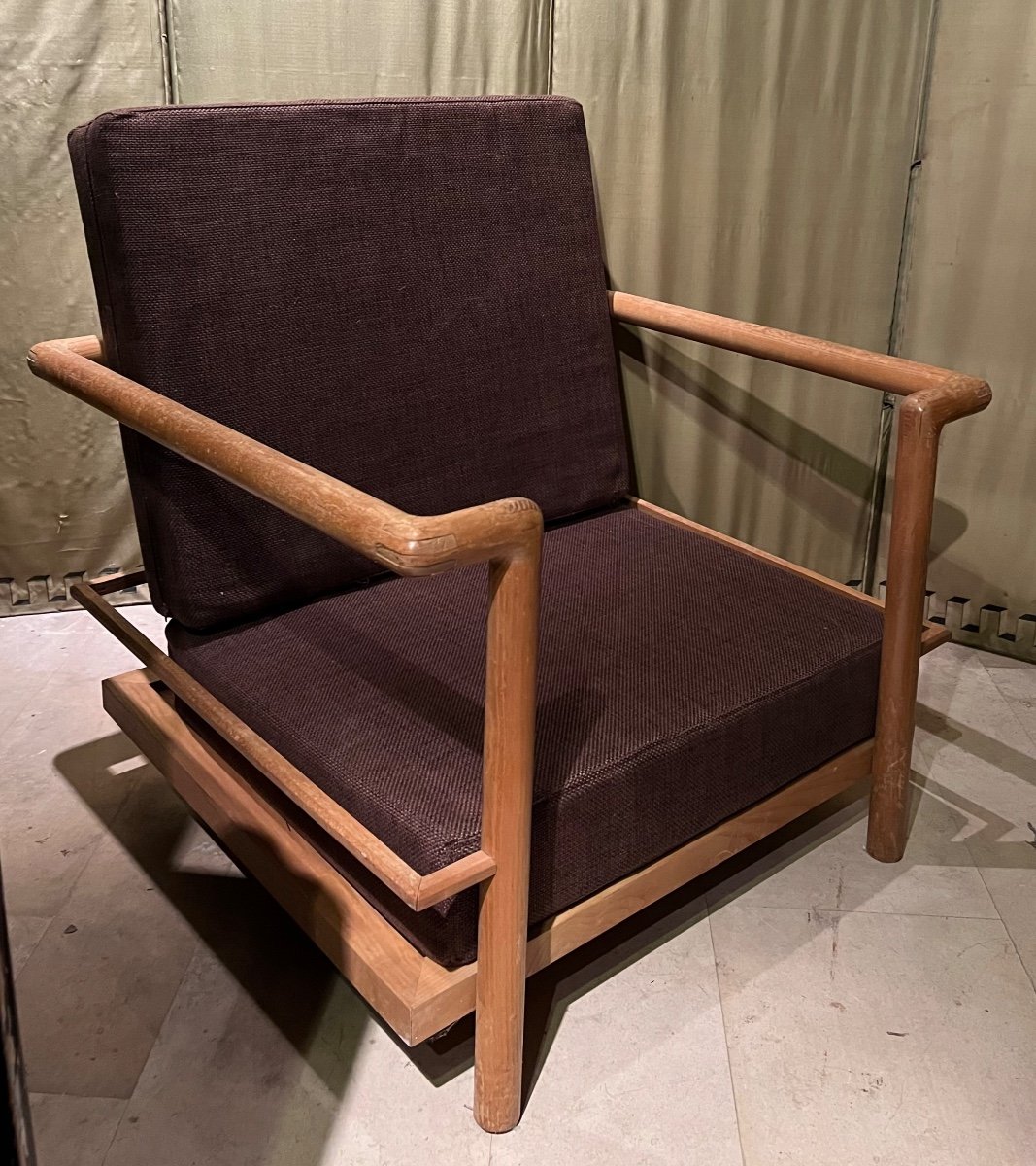 Paire de fauteuils ajourés