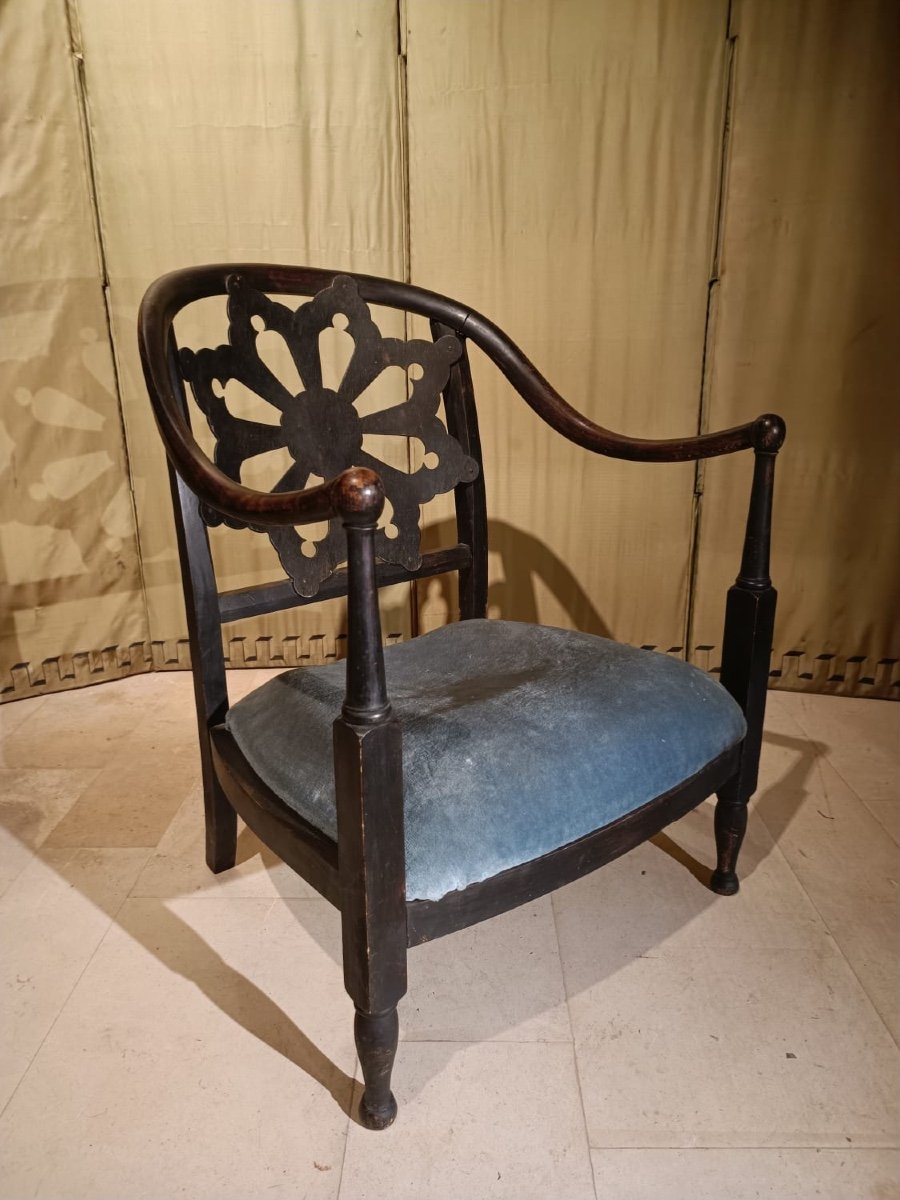 Petit fauteuil Art Deco-photo-4