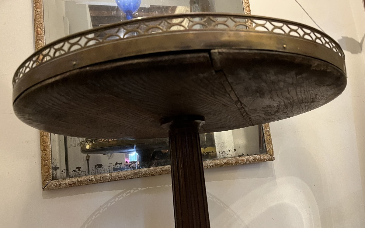 Lxvi Period Pedestal Table-photo-2
