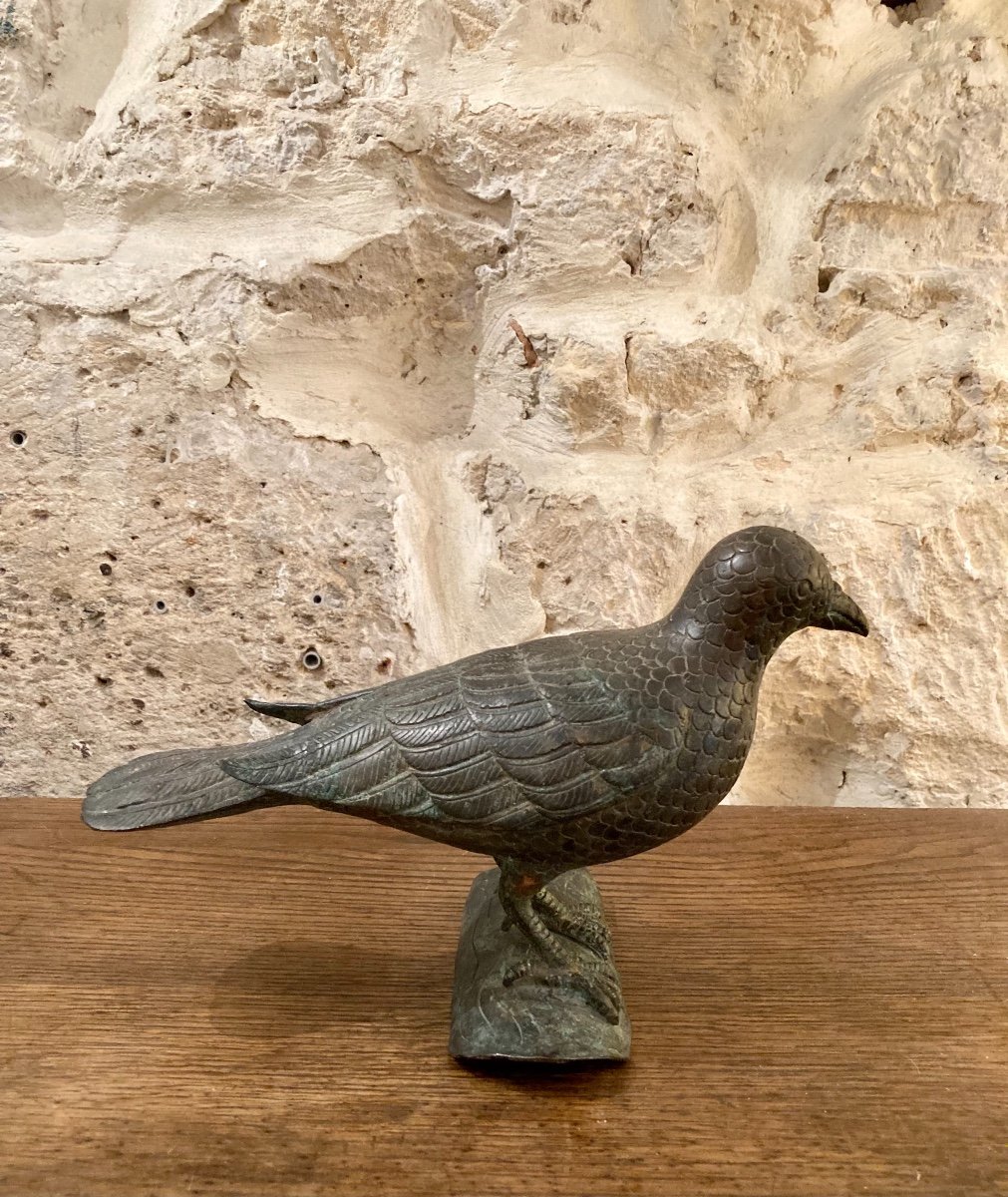 Oiseau En Bronze-photo-2