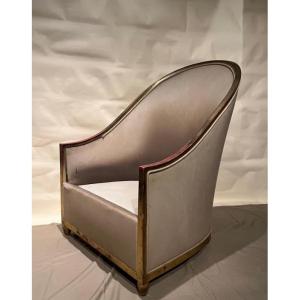 Grand fauteuil de style Art déco. 