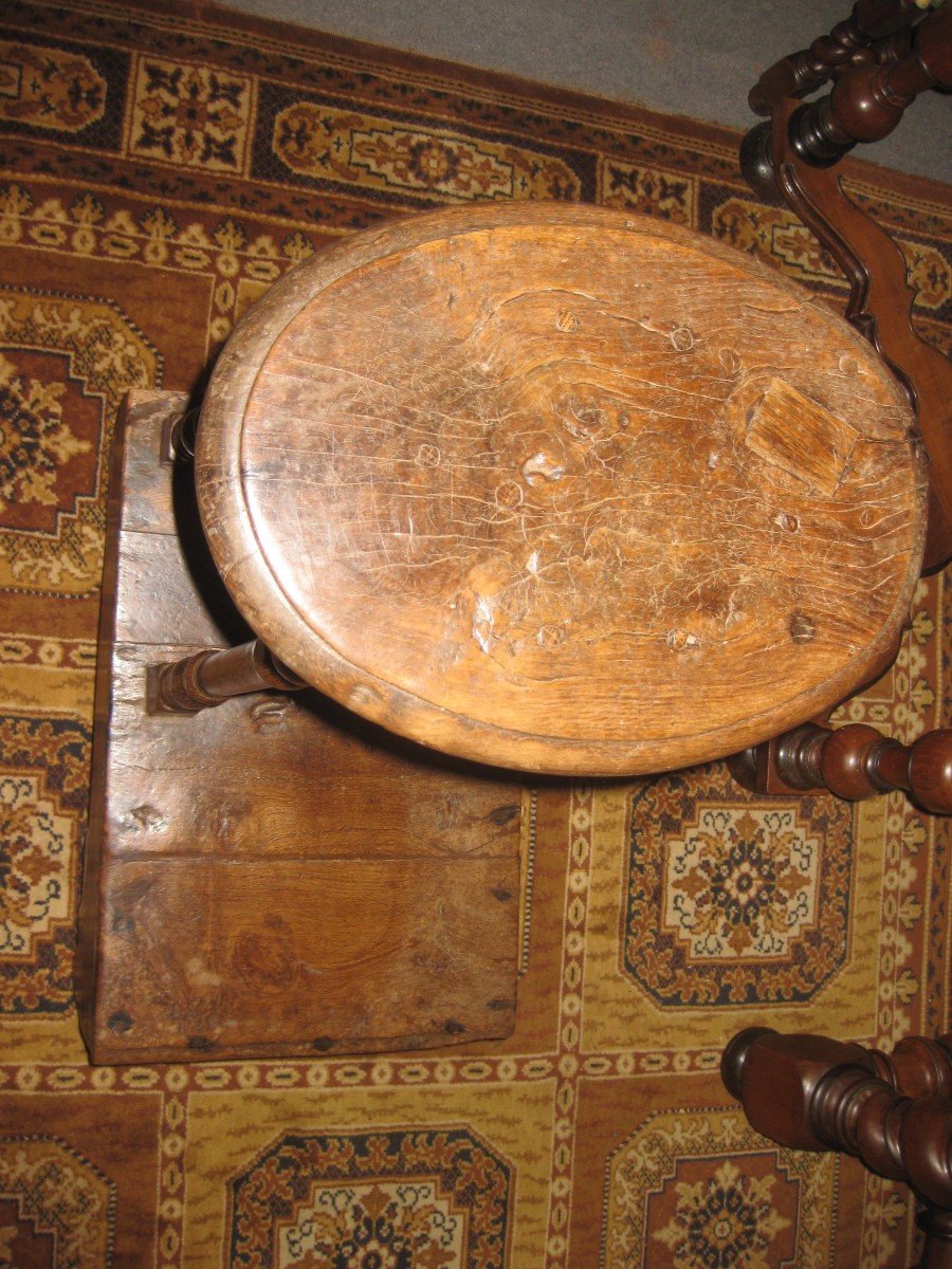 Tabouret De Chantre XVII°-photo-3