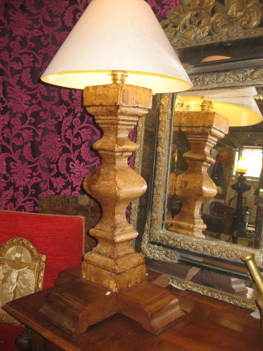 Pair Of Louis XIV Baluster Lamps.