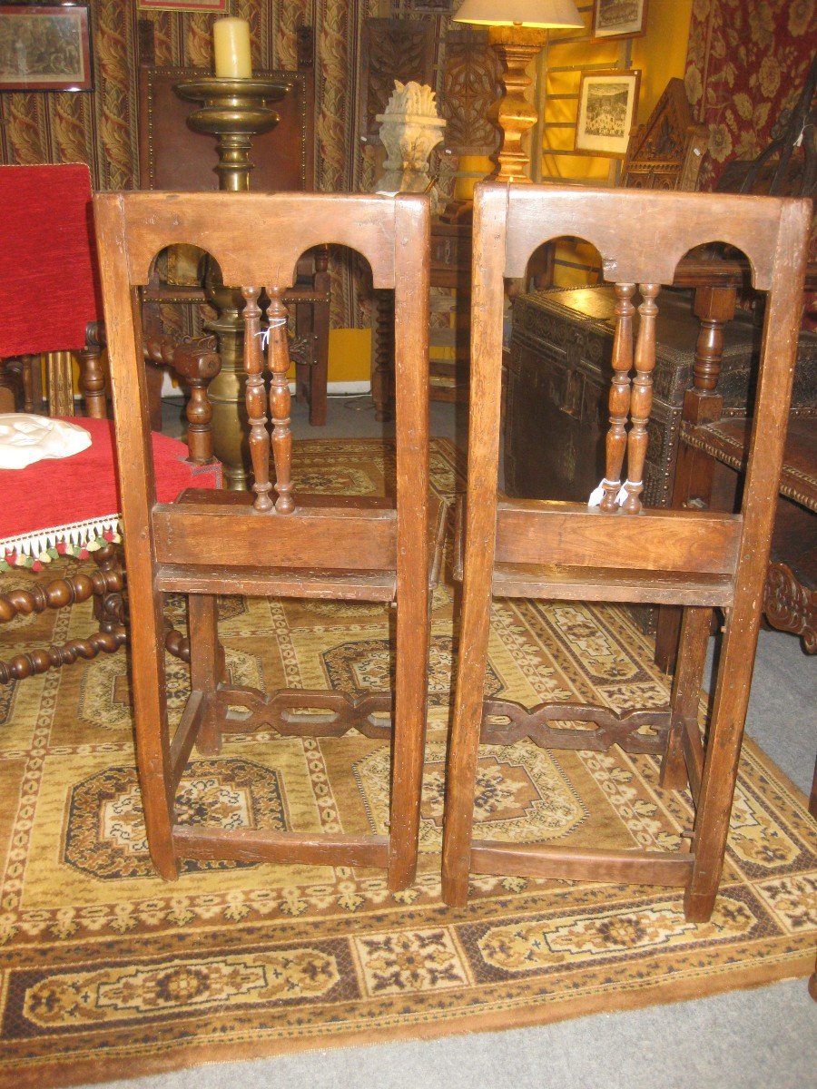 Paire De Chaises XVII°.-photo-2