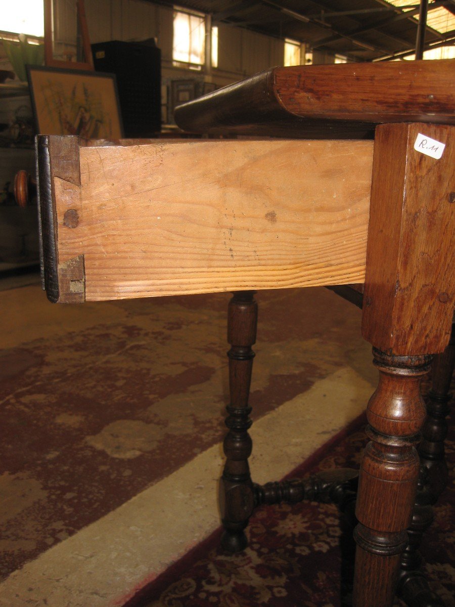 Louis XIII XVII° Coffee Table Tray In Cabaret.-photo-2
